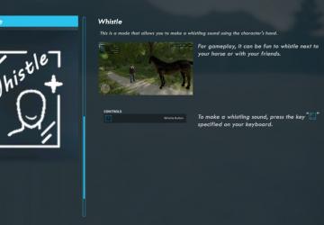 Мод Whistle версия 1.0.0.0 для Farming Simulator 2022