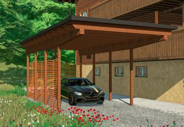 Мод Wooden Carport версия 1.0.0.0 для Farming Simulator 2022