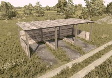 Мод Wooden shelter with compartments версия 1.0.0.0 для Farming Simulator 2022