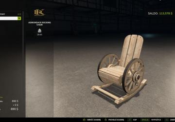 Мод Adirondack Rocking Chair версия 1.0.0.0 для Farming Simulator 2025
