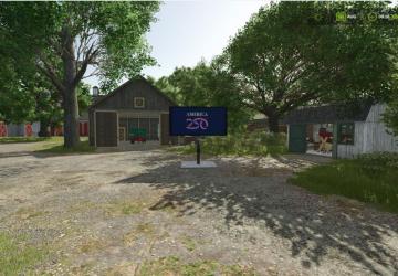 Мод America 250th Birthday Billboard версия 1.0.0.0 для Farming Simulator 2025