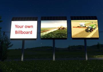 Мод Animated Billboards версия 1.0.0.0 для Farming Simulator 2025