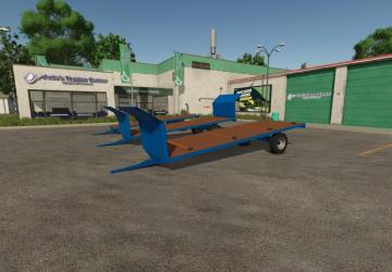 Мод Artisanal flatbed trailer версия 1.0.0.0 для Farming Simulator 2025