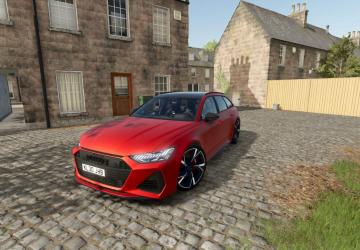 Мод Audi RS6 версия 1.0.0.0 для Farming Simulator 2025