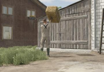 Мод Bale Hand Fork версия 1.0.0.0 для Farming Simulator 2025