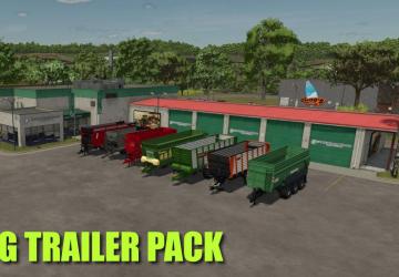 Мод Bigger Trailers Pack версия 1.0.0.0 для Farming Simulator 2025