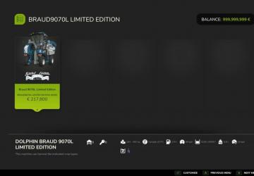 Мод Braud 9070L Limited Edition версия 1.0.0.0 для Farming Simulator 2025