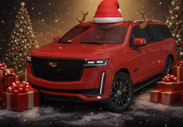 Мод Cadillac Escalade V 2023 версия 1.0.0.0 для Farming Simulator 2025 (v1.15.x)