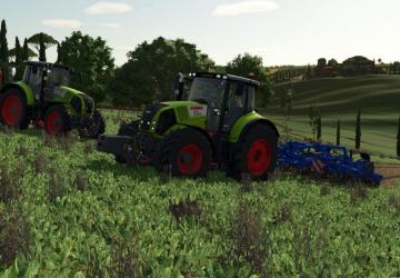 Мод Claas Axion 800 Cebis версия 1.0.0.0 для Farming Simulator 2025