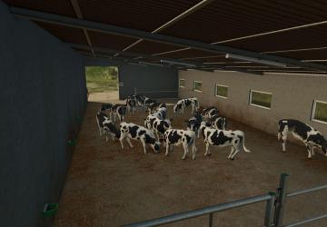 Мод Cow Barn версия 1.0.0.0 для Farming Simulator 2025