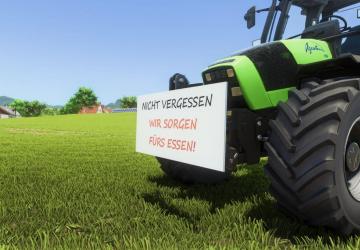 Мод Demo sign версия 1.0.0.0 для Farming Simulator 2025