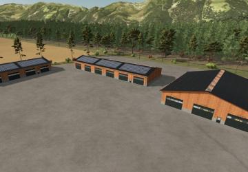 Мод Drivethrough Halls Pack версия 1.0.0.0 для Farming Simulator 2025