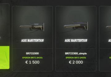 Мод Eperon BR72 версия 1.0.0.0 для Farming Simulator 2025