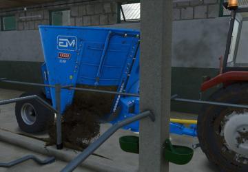 Мод EuroMilk Rino FX500 Slim версия 1.0.0.1 для Farming Simulator 2025