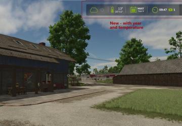 Мод Extended Game Infodisplay версия 1.1.0.0 для Farming Simulator 2025
