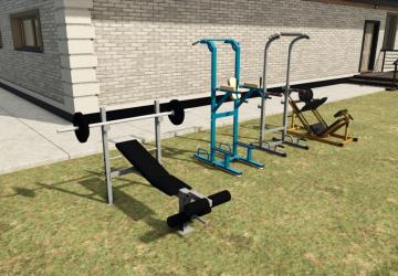 Мод Gym equipment pack версия BETA для Farming Simulator 2025
