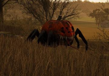 Мод Halloween Spider Pumpkin версия 1.0.0.0 для Farming Simulator 2025