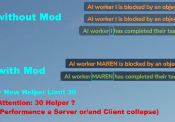 Мод HiredHelper Tool версия 1.0.0.2 для Farming Simulator 2025