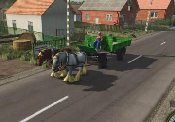 Мод Iconic Horse trailer версия 1.0 для Farming Simulator 2025