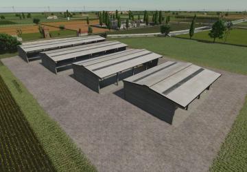 Мод Italian-Style Prefabricated Sheds версия 1.0.0.0 для Farming Simulator 2025