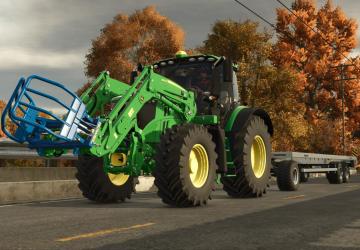 Мод John Deere 6R Series версия 2.0.0.0 для Farming Simulator 2025