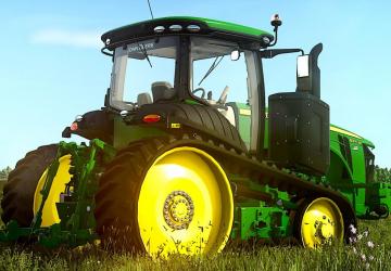 Мод John Deere 8RT 2018 версия 2.0.0.0 для Farming Simulator 2025