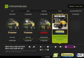 Мод Katana New Holland версия 1.0.0.0 для Farming Simulator 2025