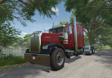 Мод Kenworth W900L версия 1.0.0.0 для Farming Simulator 2025