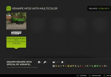 Мод Krampe HP20 версия 1.1.0.0 для Farming Simulator 2025