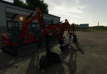 Мод Kubota KX27 версия BETA для Farming Simulator 2025