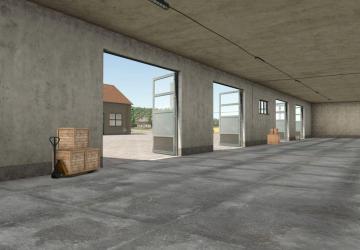 Мод Large U-Shaped Garage версия 1.0.0.0 для Farming Simulator 2025