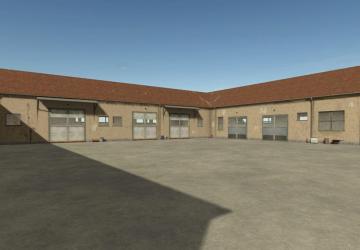 Мод Large U-Shaped Garage версия 1.0.0.0 для Farming Simulator 2025