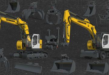 Мод Liebherr R924 Compact версия 1.0.0.0 для Farming Simulator 2025 (v1.20)