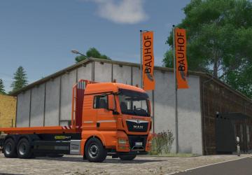 Мод MAN TGX Hooklift версия 1.0.0.0 для Farming Simulator 2025