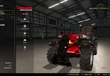 Мод Manitou MLT 629 версия 1.0.0.0 для Farming Simulator 2025