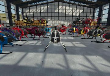 Мод MD Helicopters MD 500 версия 1.0.0.0 для Farming Simulator 2025