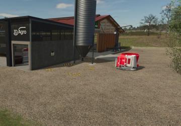 Мод Medium Cowshed With Feeding Robot версия 1.0.0.0 для Farming Simulator 2025
