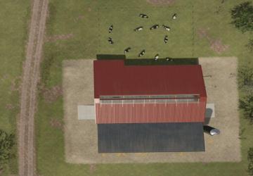 Мод Medium Cowshed With Feeding Robot версия 1.0.0.0 для Farming Simulator 2025