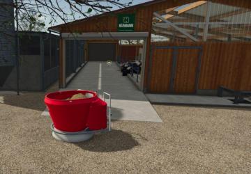 Мод Medium Cowshed With Feeding Robot версия 1.0.0.0 для Farming Simulator 2025