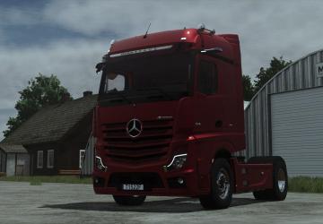 Мод Mercedes-Benz Actros 2020 версия 1.0.0.0 для Farming Simulator 2025