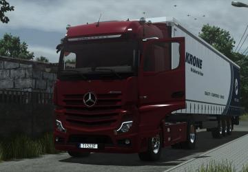Мод Mercedes-Benz Actros 2020 версия 1.0.0.0 для Farming Simulator 2025