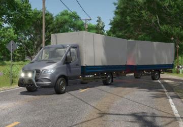Мод Mercedes Sprinter W910 версия 1.0.0.0 для Farming Simulator 2025