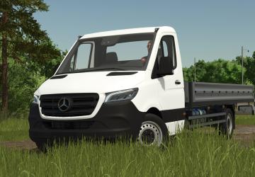 Мод Mercedes Sprinter W910 версия 1.1.0.1 для Farming Simulator 2025 (v1.20.x)