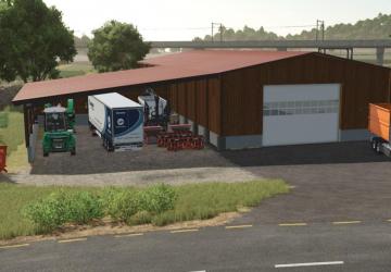 Мод Modern Wooden Garage версия 1.0.0.0 для Farming Simulator 2025
