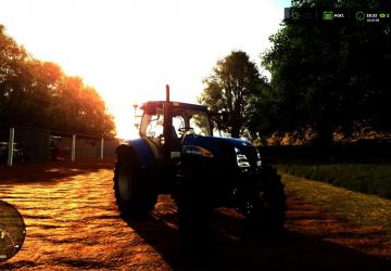Мод New Holland T6000 версия 1.0.0.0 для Farming Simulator 2025