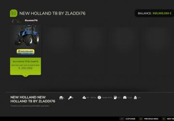 Мод New Holland T8 Edit версия 1.0.0.0 для Farming Simulator 2025