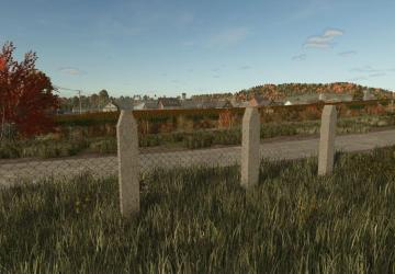 Мод Old Concrete Fence версия 1.0.0.0 для Farming Simulator 2025