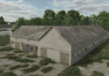Мод Old White Cowbarn версия 1.0.0.0 для Farming Simulator 2025