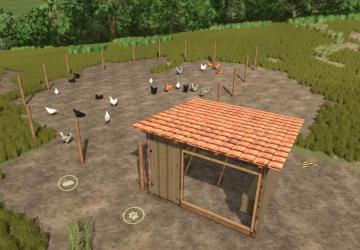 Мод Open Chicken Coop версия 1.0.0.0 для Farming Simulator 2025