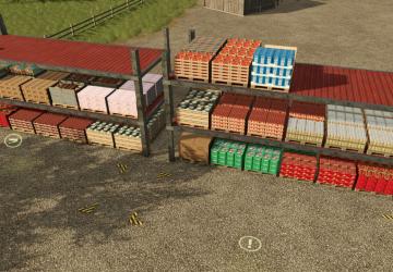 Мод Pallet Shelf версия 1.0.0.1 для Farming Simulator 2025